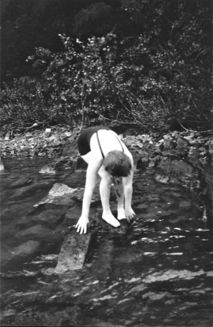 Het was iets met 'één met het water' maar vraag me geen details.